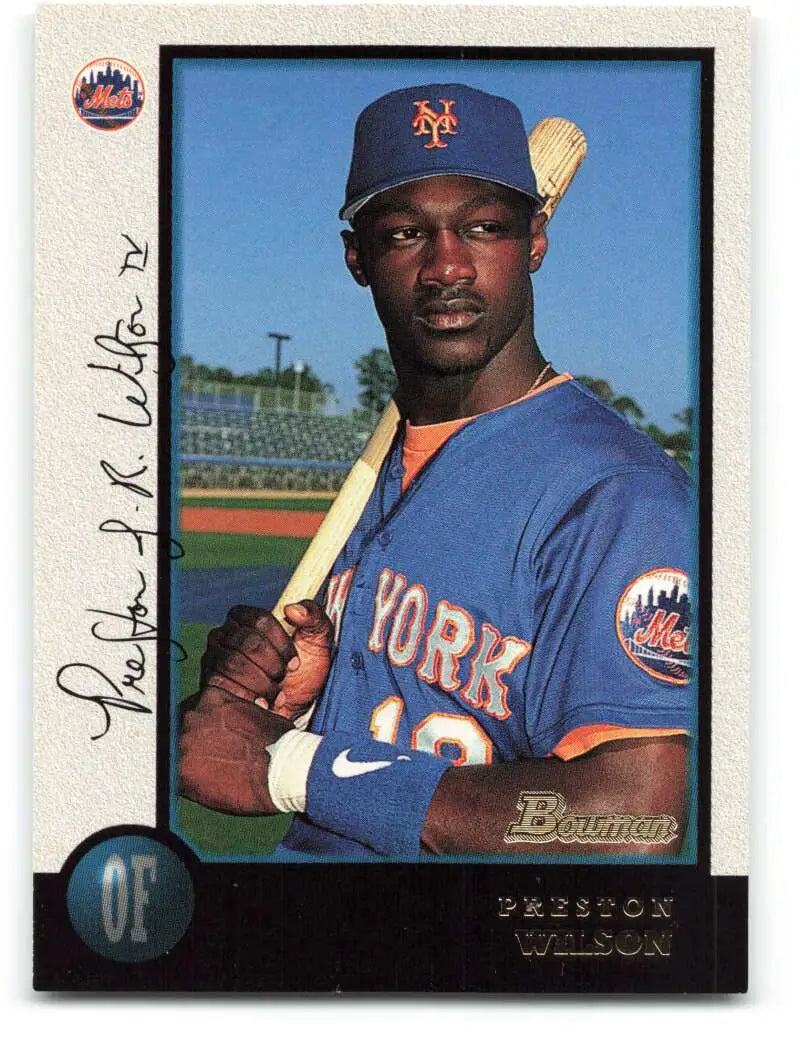 1998 Bowman #161 Preston Wilson EX Excellent New York Mets Baseball Card - Baseball Card Single