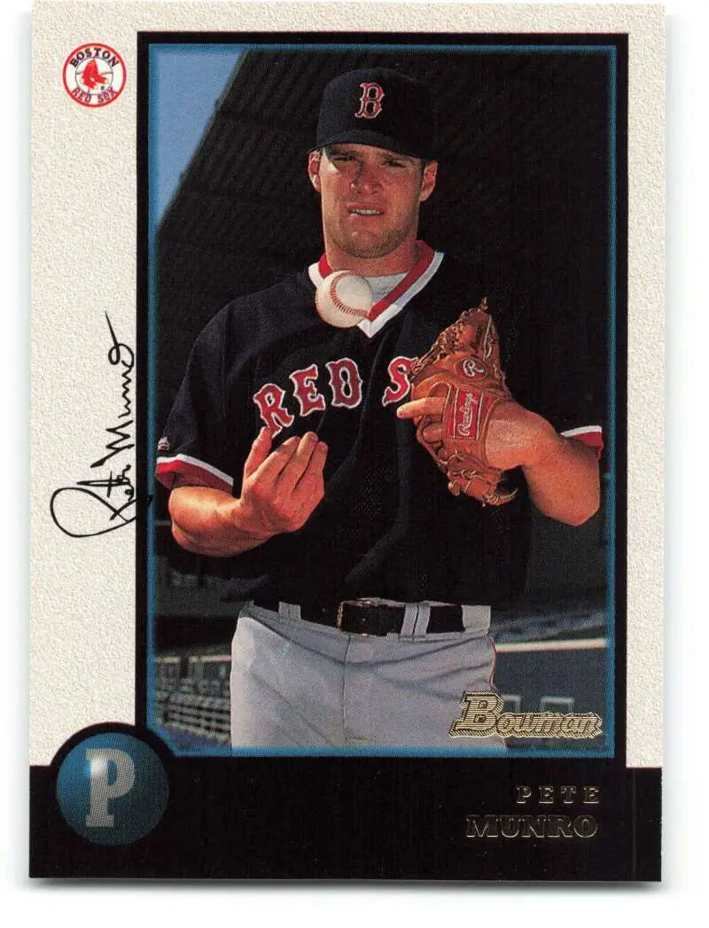 1998 Bowman #164 Pete Munro EX Excellent Boston Red Sox Baseball Card - Baseball Card Single