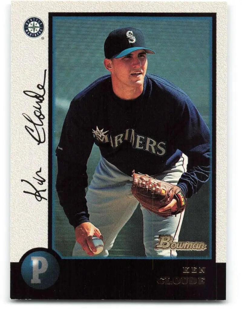 1998 Bowman #172 Ken Cloude EX Excellent Seattle Mariners Baseball Card - Baseball Card Single