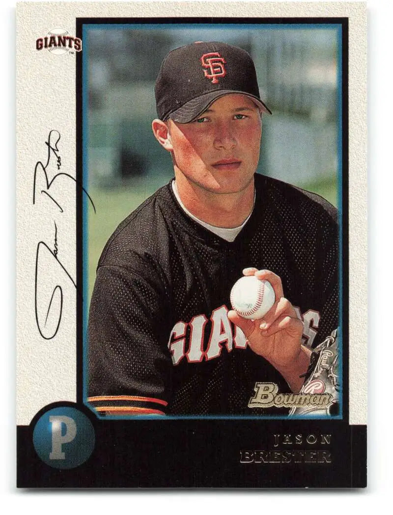 1998 Bowman #173 Jason Brester EX Excellent San Francisco Giants Baseball Card - Baseball Card Single
