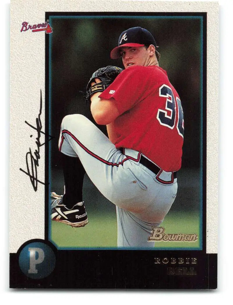 1998 Bowman #176 Rob Bell EX Excellent Atlanta Braves Baseball Card - Baseball Card Single