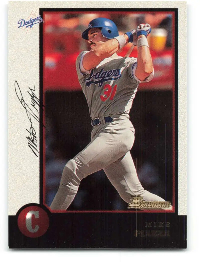 1998 Bowman #18 Mike Piazza EX Excellent Los Angeles Dodgers Baseball Card - Baseball Card Single