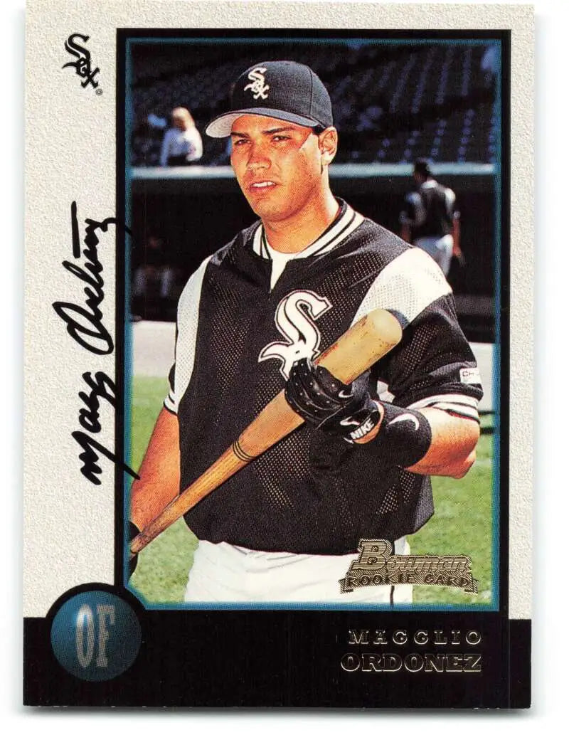 1998 Bowman #185 Magglio Ordonez EX Excellent RC Rookie Chicago White Sox Baseball Card - Baseball Card Single