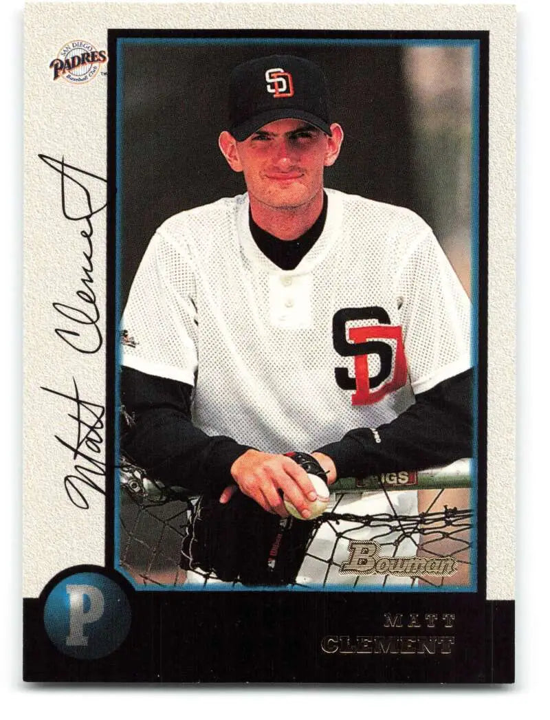 1998 Bowman #188 Matt Clement EX Excellent San Diego Padres Baseball Card - Baseball Card Single
