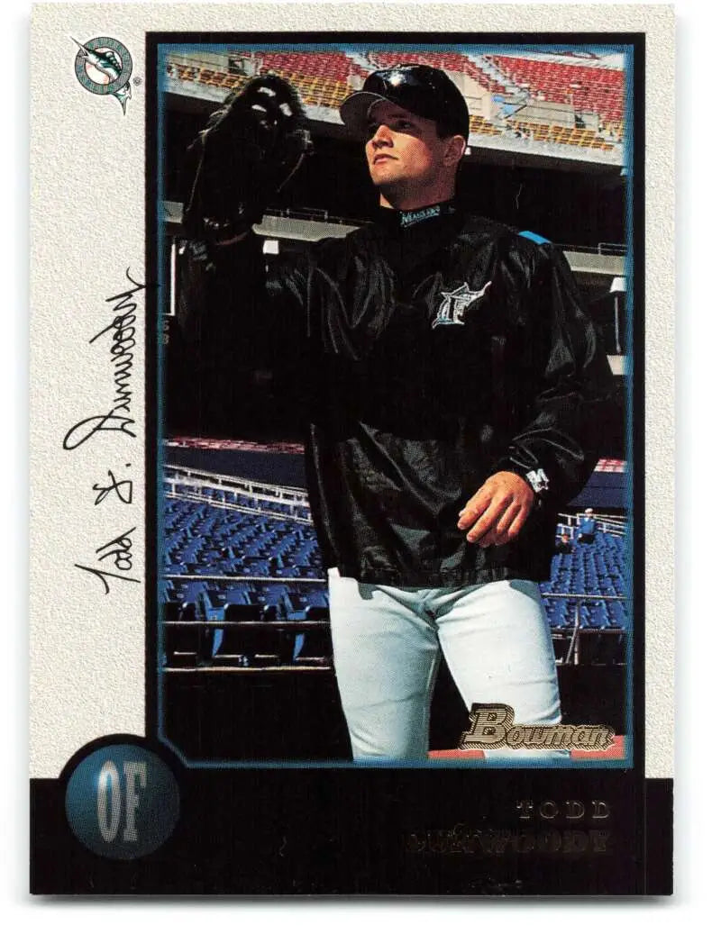 1998 Bowman #189 Todd Dunwoody EX Excellent Florida Marlins Baseball Card - Baseball Card Single