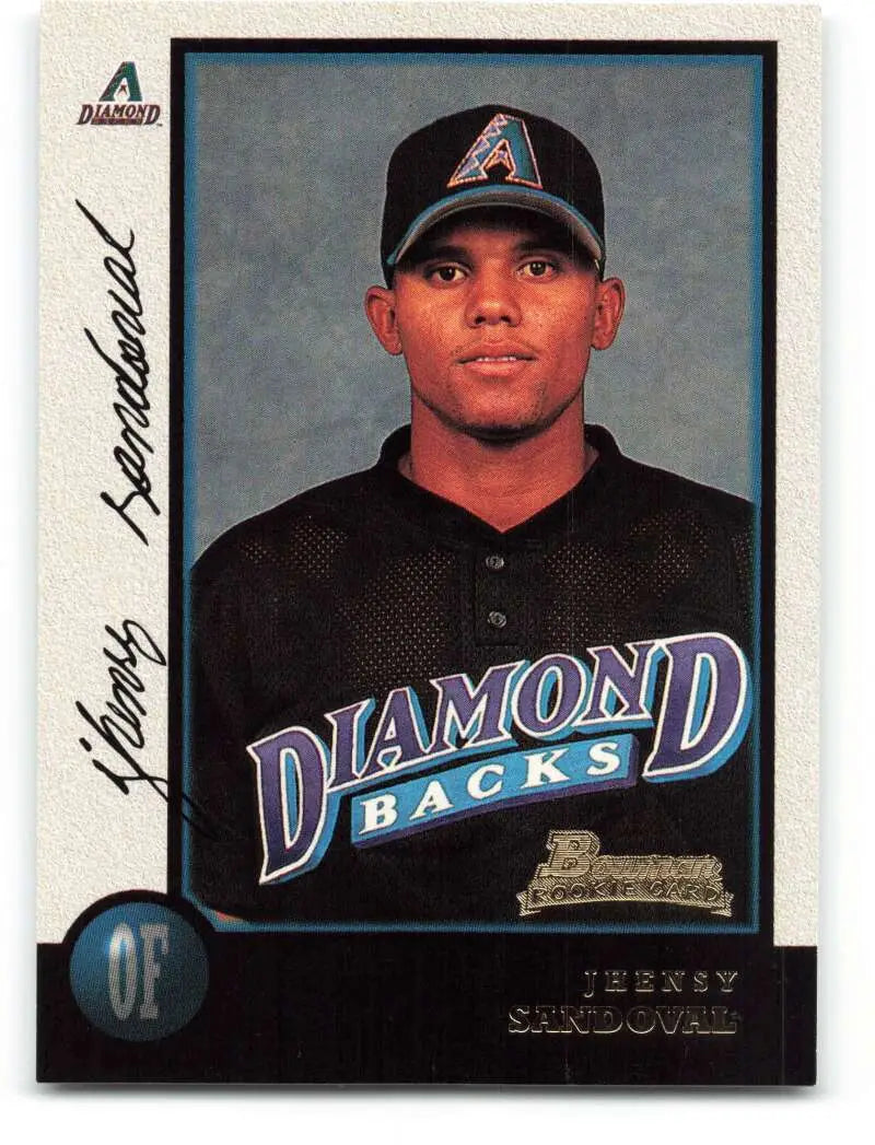 1998 Bowman #197 Jhensy Sandoval EX Excellent Arizona Diamondbacks Baseball Card - Baseball Card Single