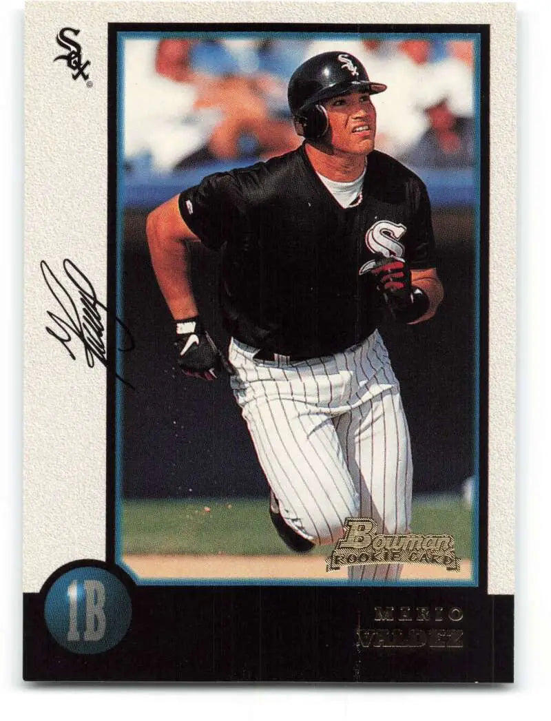 1998 Bowman #199 Mario Valdez EX Excellent Chicago White Sox Baseball Card - Baseball Card Single