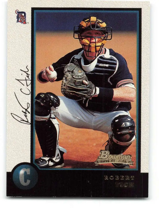 1998 Bowman #200 Robert Fick EX Excellent RC Rookie Detroit Tigers Baseball Card