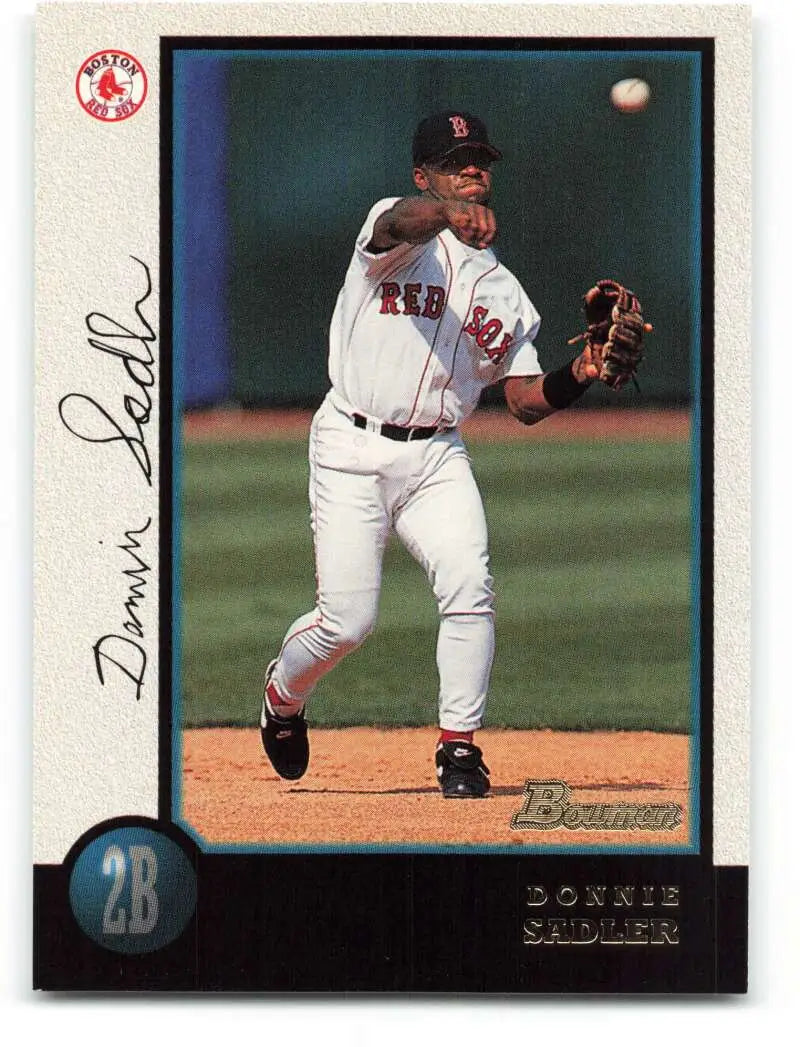 1998 Bowman #201 Donnie Sadler EX Excellent Boston Red Sox Baseball Card - Baseball Card Single