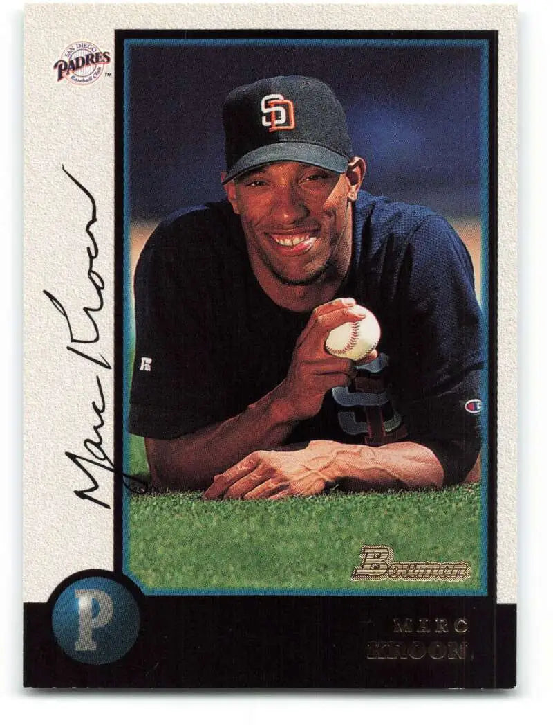 1998 Bowman #202 Marc Kroon EX Excellent San Diego Padres Baseball Card - Baseball Card Single