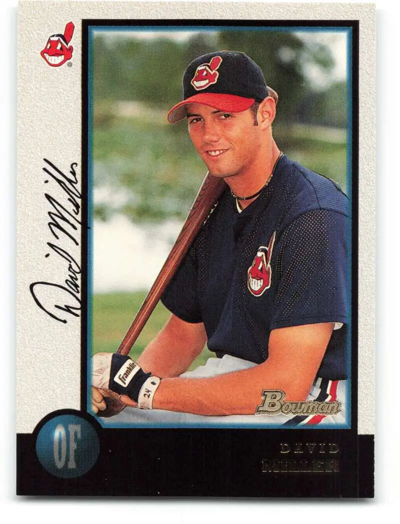 1998 Bowman #203 David Miller EX Excellent Cleveland Indians Baseball Card - Baseball Card Single