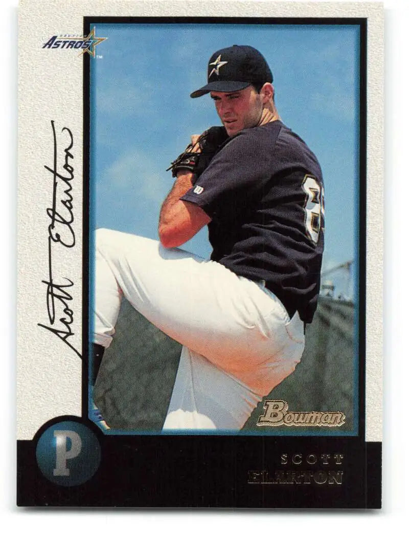 1998 Bowman #211 Scott Elarton EX Excellent Houston Astros Baseball Card - Baseball Card Single