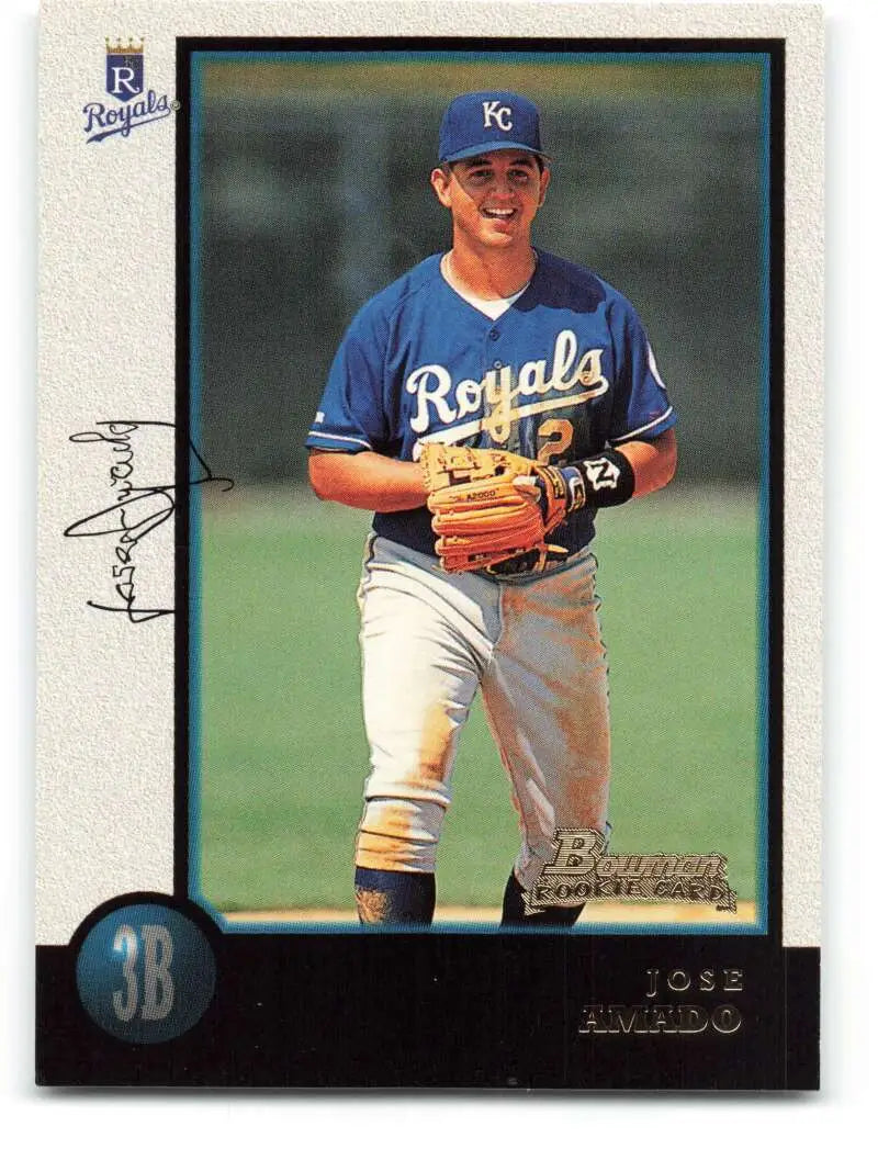 1998 Bowman #212 Jose Amado EX Excellent RC Rookie Kansas City Royals Baseball Card - Baseball Card Single