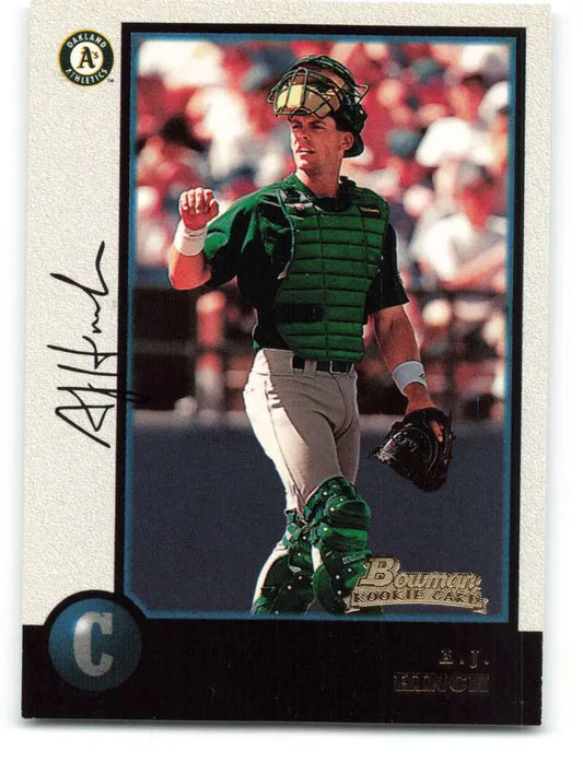 1998 Bowman #216 A.J. Hinch EX Excellent Oakland Athletics Baseball Card - Baseball Card Single