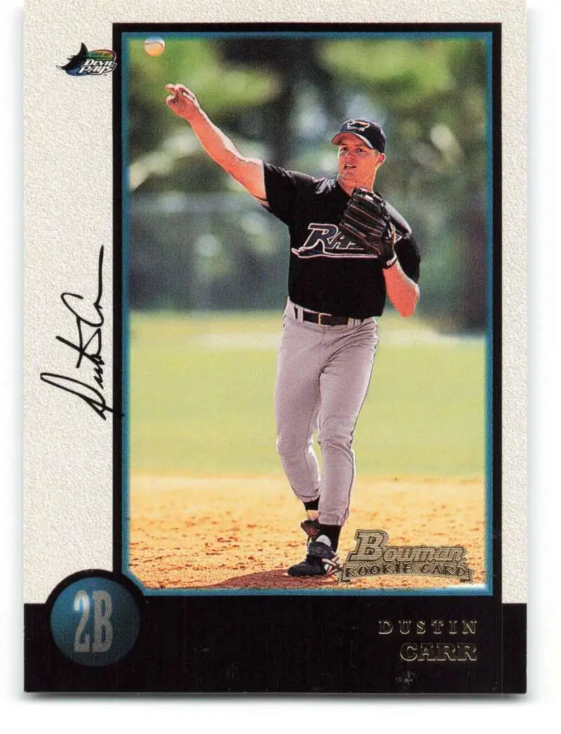 1998 Bowman #217 Dustin Carr EX Excellent RC Rookie Tampa Bay Devil Rays Baseball Card - Baseball Card Single