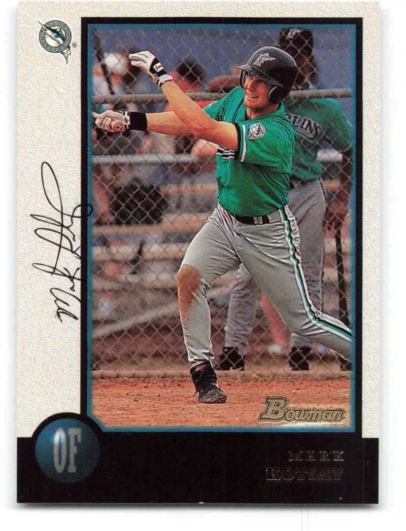 1998 Bowman #218 Mark Kotsay EX Excellent Florida Marlins Baseball Card - Baseball Card Single