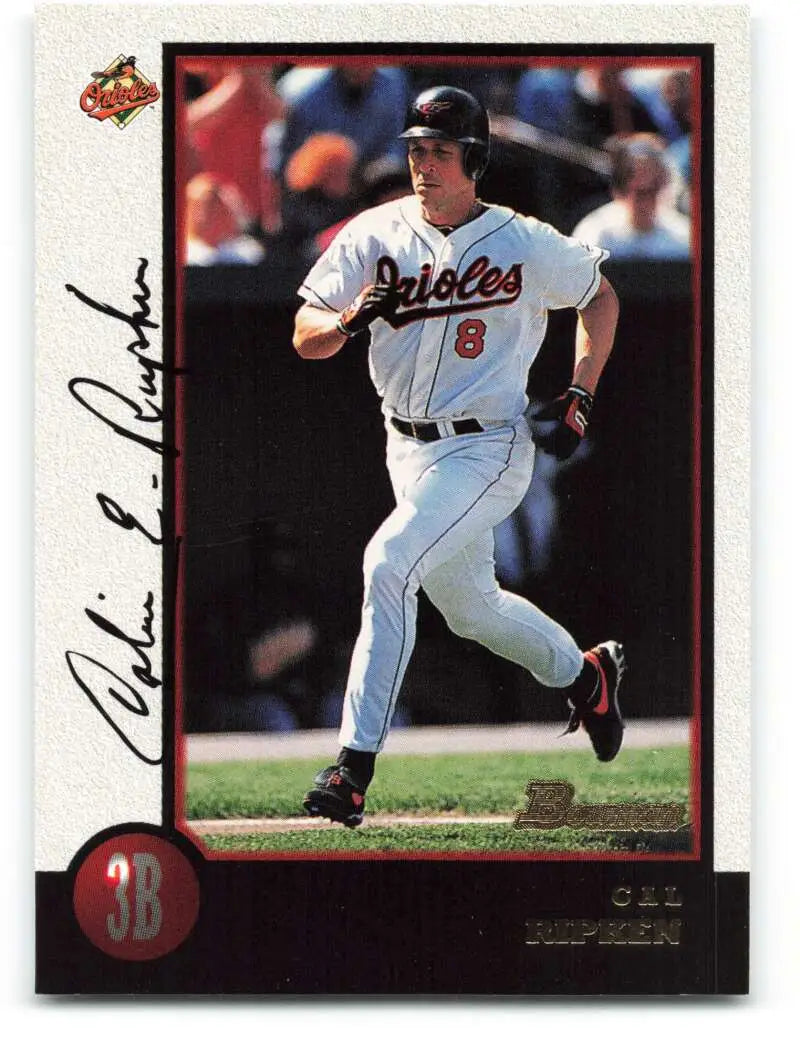 1998 Bowman #222 Cal Ripken Jr. EX Excellent Baltimore Orioles Baseball Card - Baseball Card Single