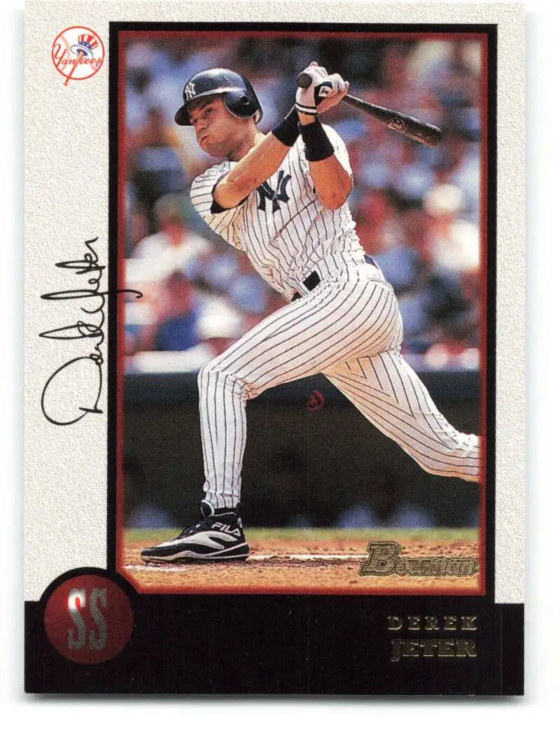 1998 Bowman #224 Derek Jeter EX Excellent New York Yankees Baseball Card - Baseball Card Single