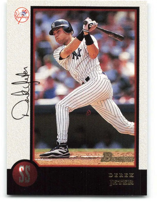 1998 Bowman #224 Derek Jeter EX Excellent New York Yankees Baseball Card - Baseball Card Single