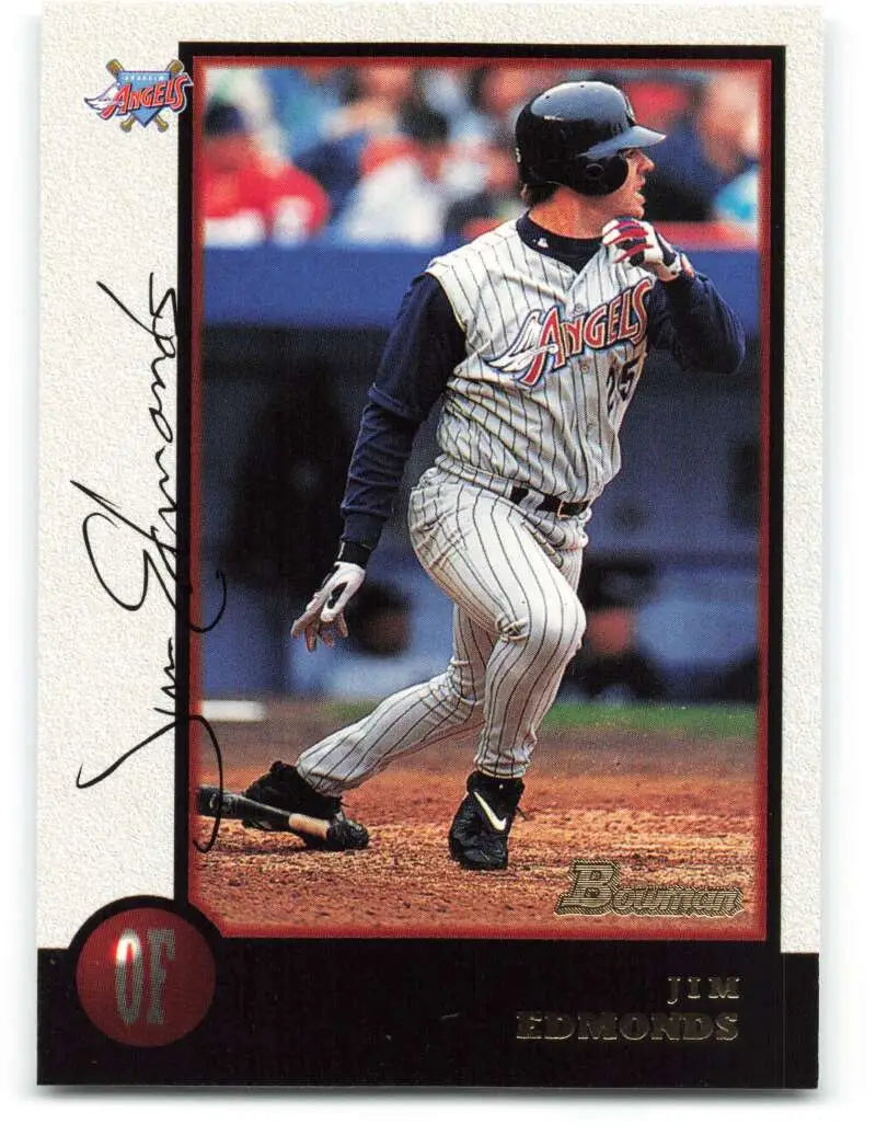 1998 Bowman #226 Jim Edmonds EX Excellent Anaheim Angels Baseball Card - Baseball Card Single