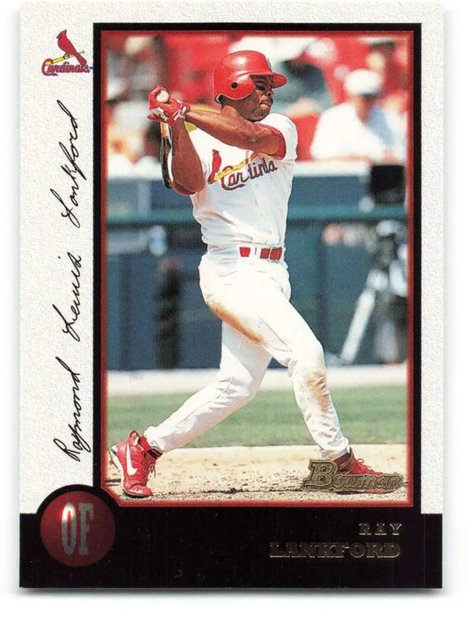 1998 Bowman #229 Ray Lankford EX Excellent St. Louis Cardinals Baseball Card - Baseball Card Single