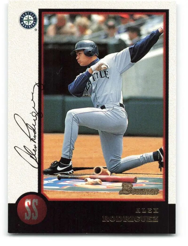 1998 Bowman #232 Alex Rodriguez EX Excellent Seattle Mariners Baseball Card - Baseball Card Single