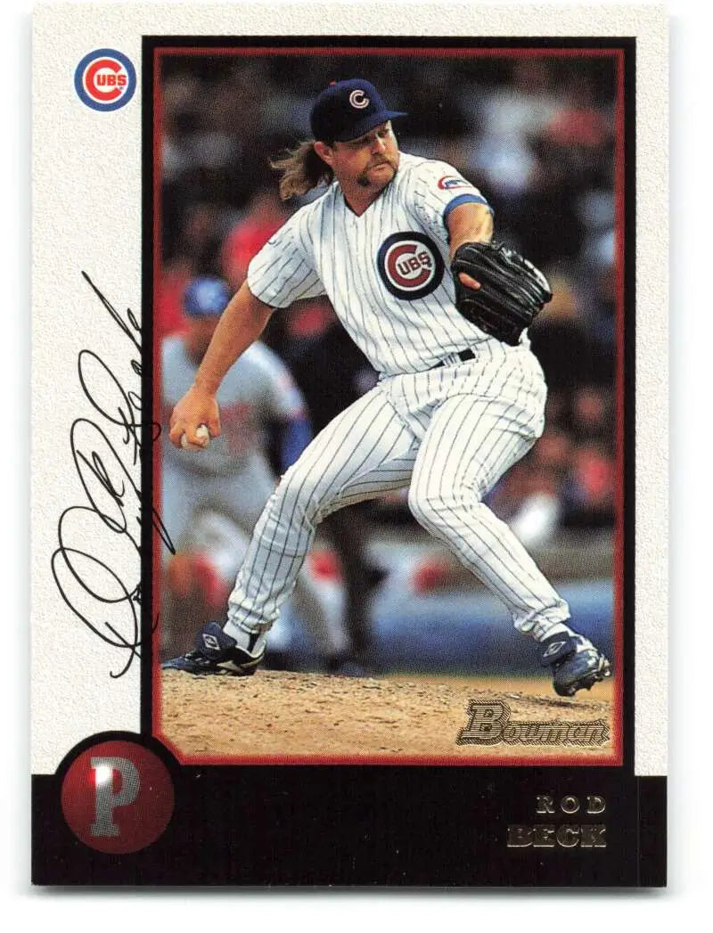 1998 Bowman #236 Rod Beck EX Excellent Chicago Cubs Baseball Card - Baseball Card Single