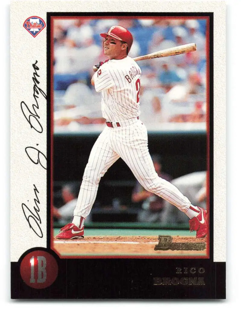 1998 Bowman #239 Rico Brogna EX Excellent Philadelphia Phillies Baseball Card - Baseball Card Single
