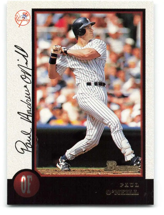 1998 Bowman #241 Paul O’Neill EX Excellent New York Yankees Baseball Card - Baseball Card Single