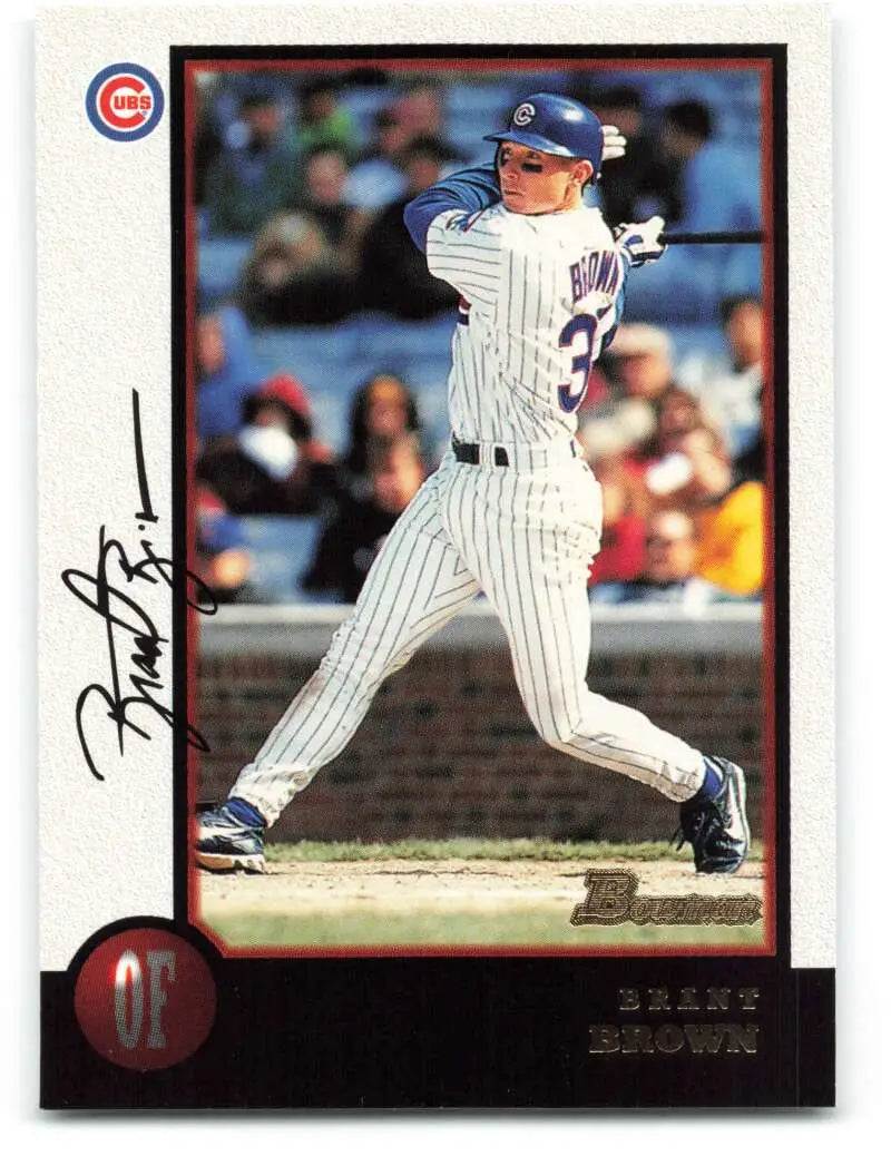 1998 Bowman #243 Brant Brown EX Excellent Chicago Cubs Baseball Card - Baseball Card Single