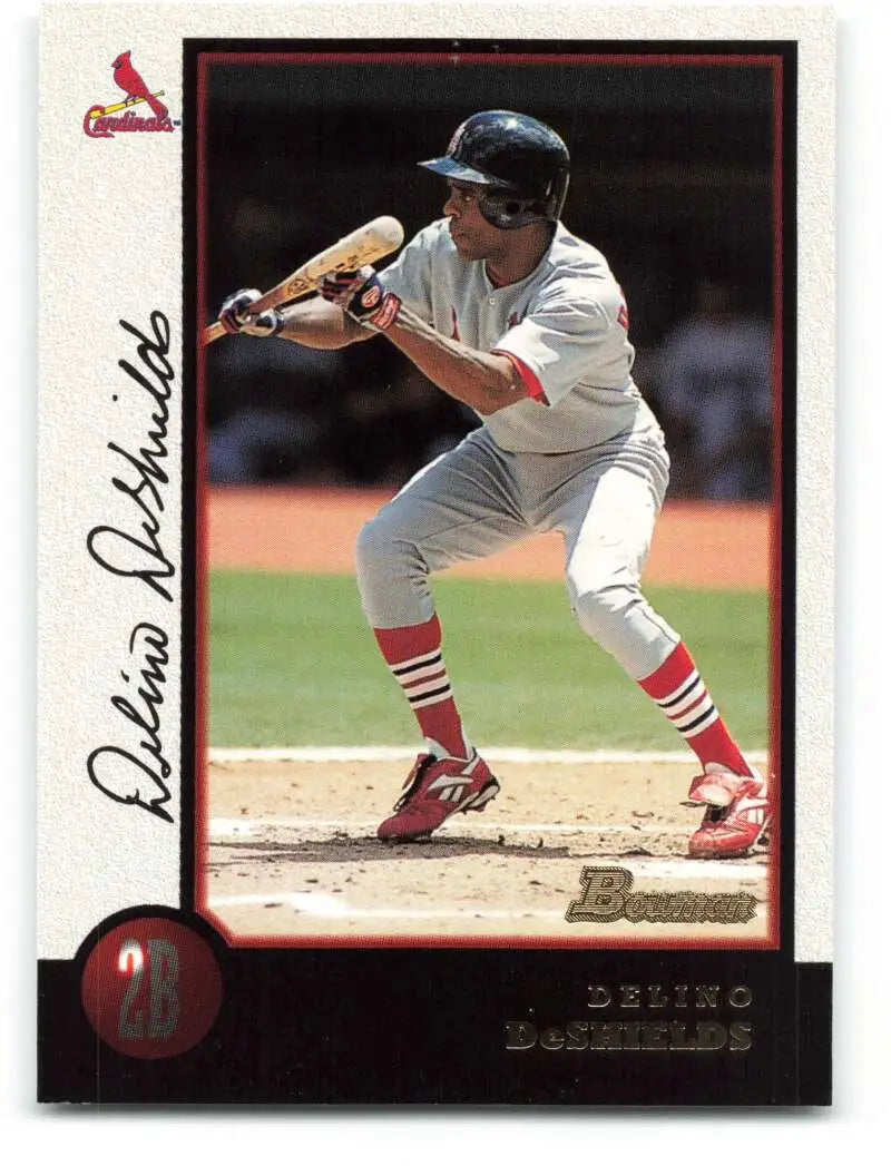 1998 Bowman #247 Delino DeShields EX Excellent St. Louis Cardinals Baseball Card - Baseball Card Single
