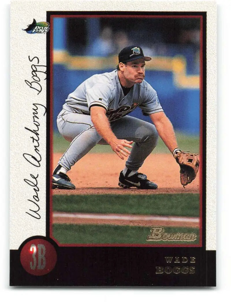 1998 Bowman #249 Wade Boggs EX Excellent Tampa Bay Devil Rays Baseball Card - Baseball Card Single