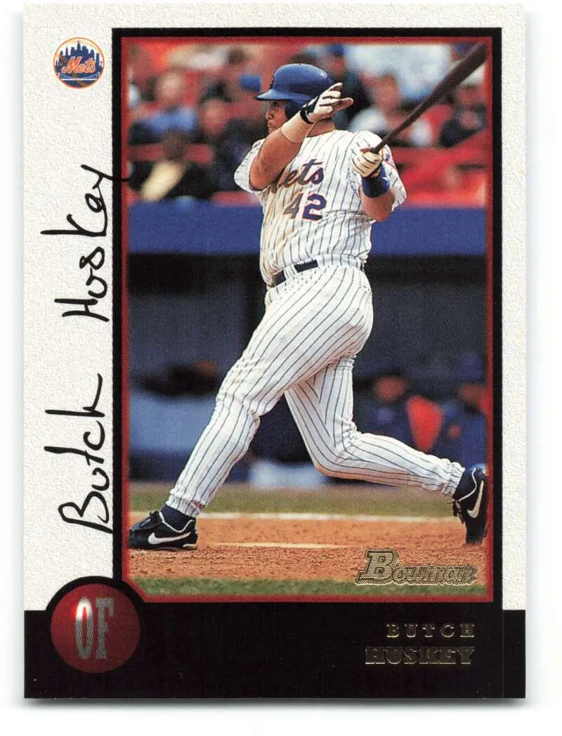 1998 Bowman #251 Butch Huskey EX Excellent New York Mets Baseball Card - Baseball Card Single