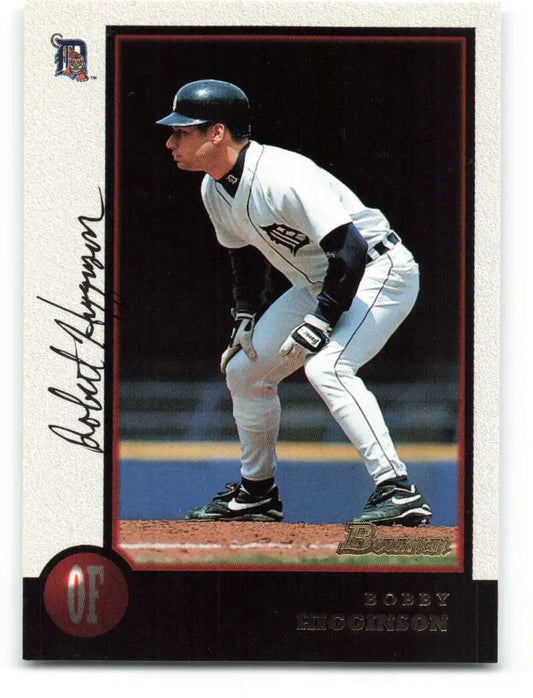 1998 Bowman #255 Bobby Higginson EX Excellent Detroit Tigers Baseball Card - Baseball Card Single