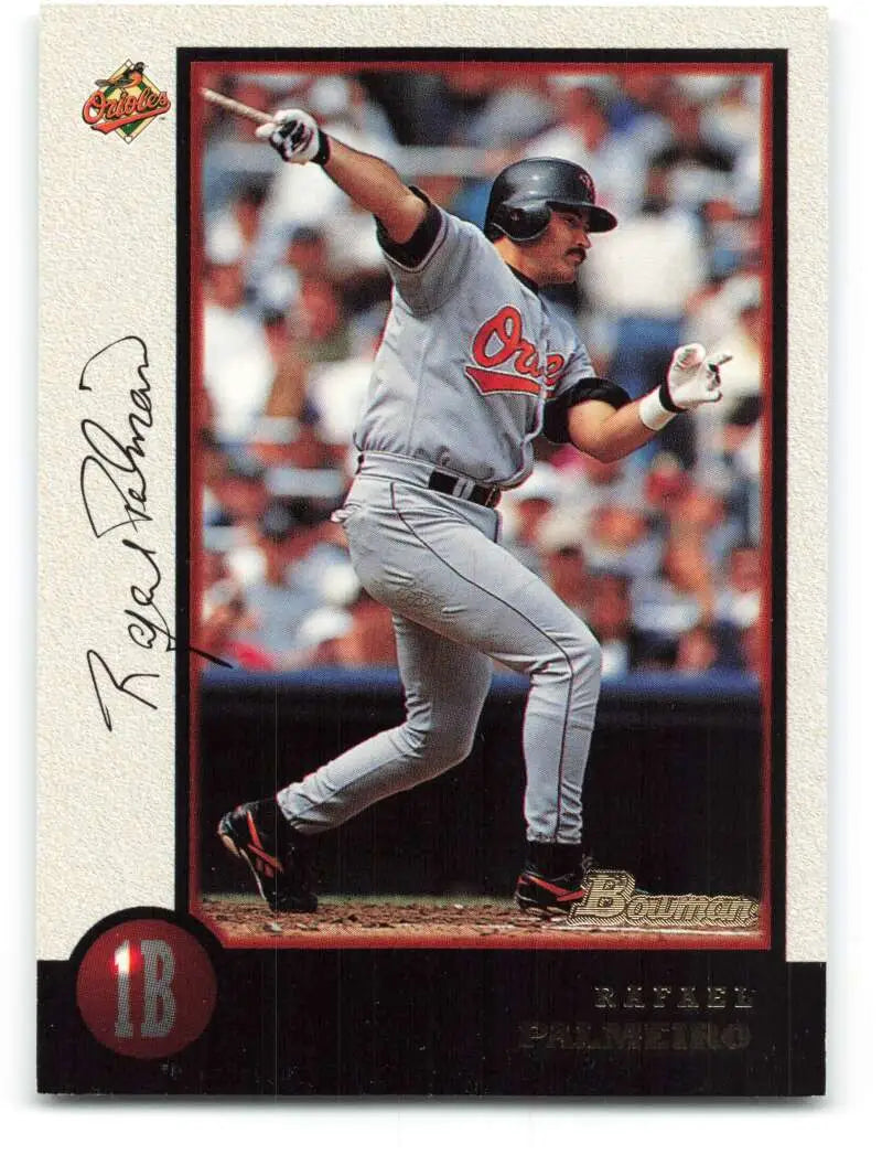 1998 Bowman #26 Rafael Palmeiro EX Excellent Baltimore Orioles Baseball Card - Baseball Card Single