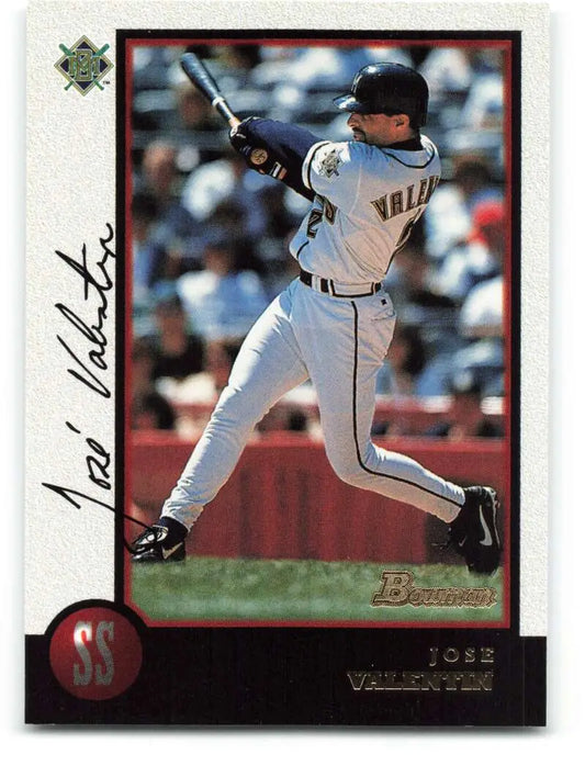 1998 Bowman #261 Jose Valentin EX Excellent Milwaukee Brewers Baseball Card - Baseball Card Single