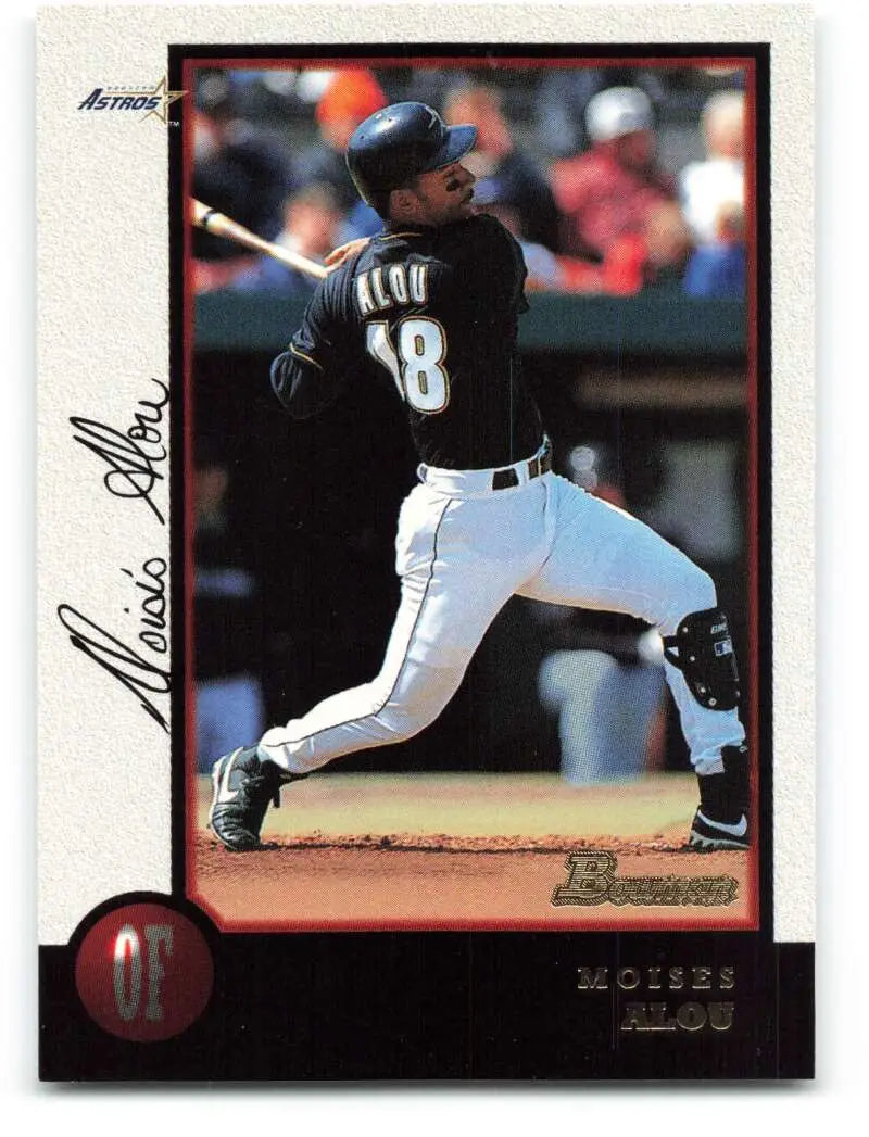 1998 Bowman #264 Moises Alou EX Excellent Houston Astros Baseball Card - Baseball Card Single