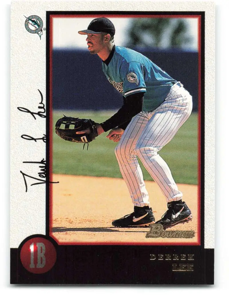 1998 Bowman #267 Derrek Lee EX Excellent Florida Marlins Baseball Card - Baseball Card Single