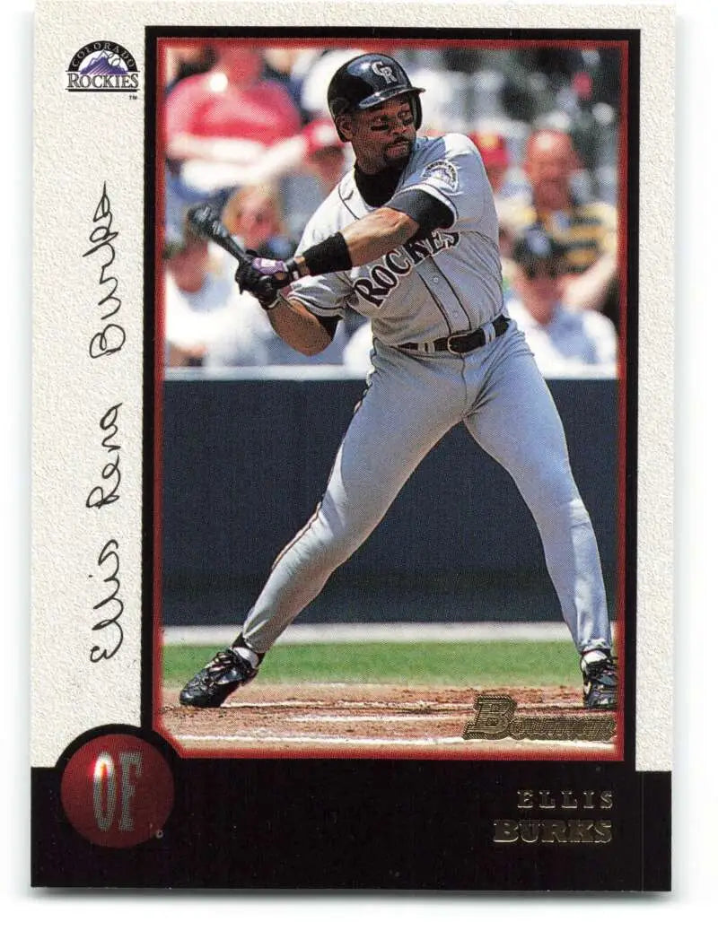 1998 Bowman #268 Ellis Burks EX Excellent Colorado Rockies Baseball Card