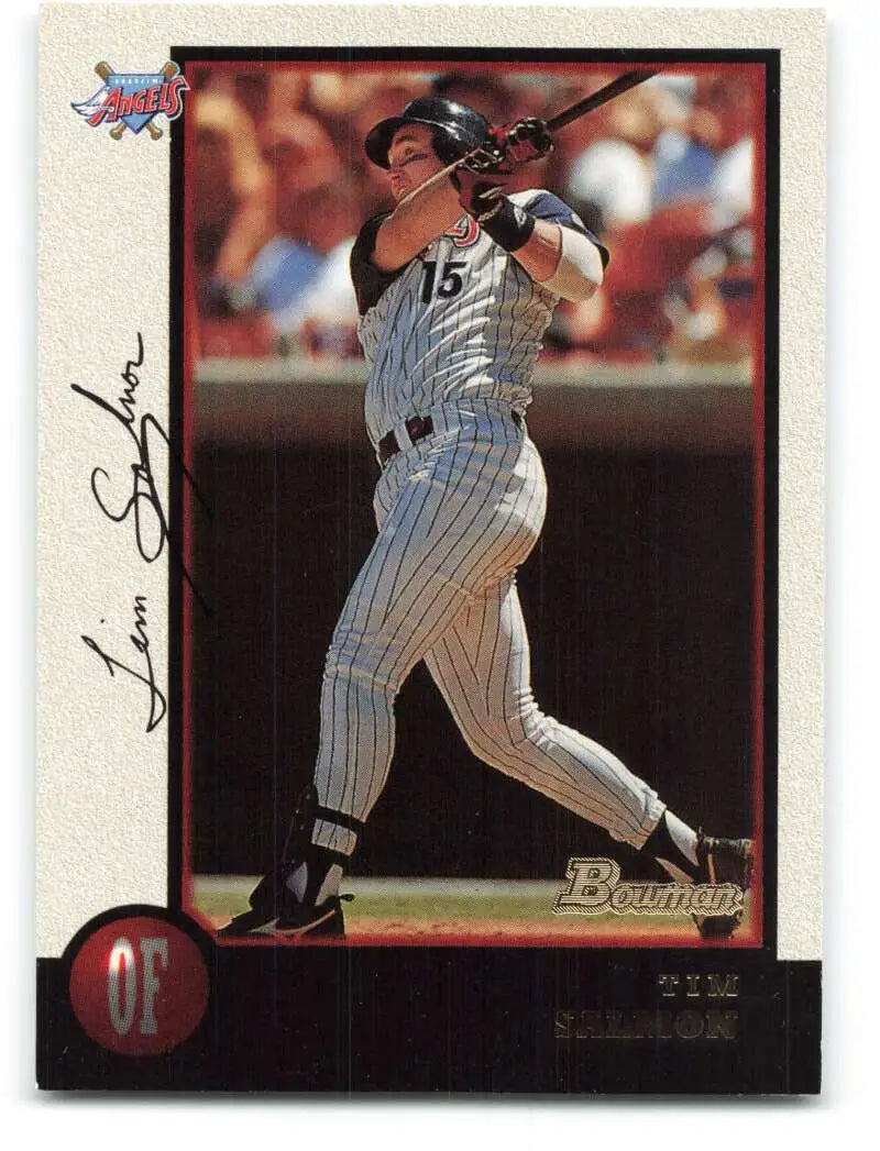 1998 Bowman #27 Tim Salmon EX Excellent Anaheim Angels Baseball Card - Baseball Card Single