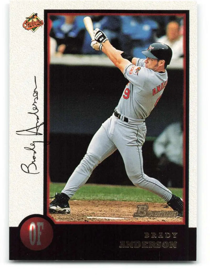 1998 Bowman #272 Brady Anderson EX Excellent Baltimore Orioles Baseball Card - Baseball Card Single