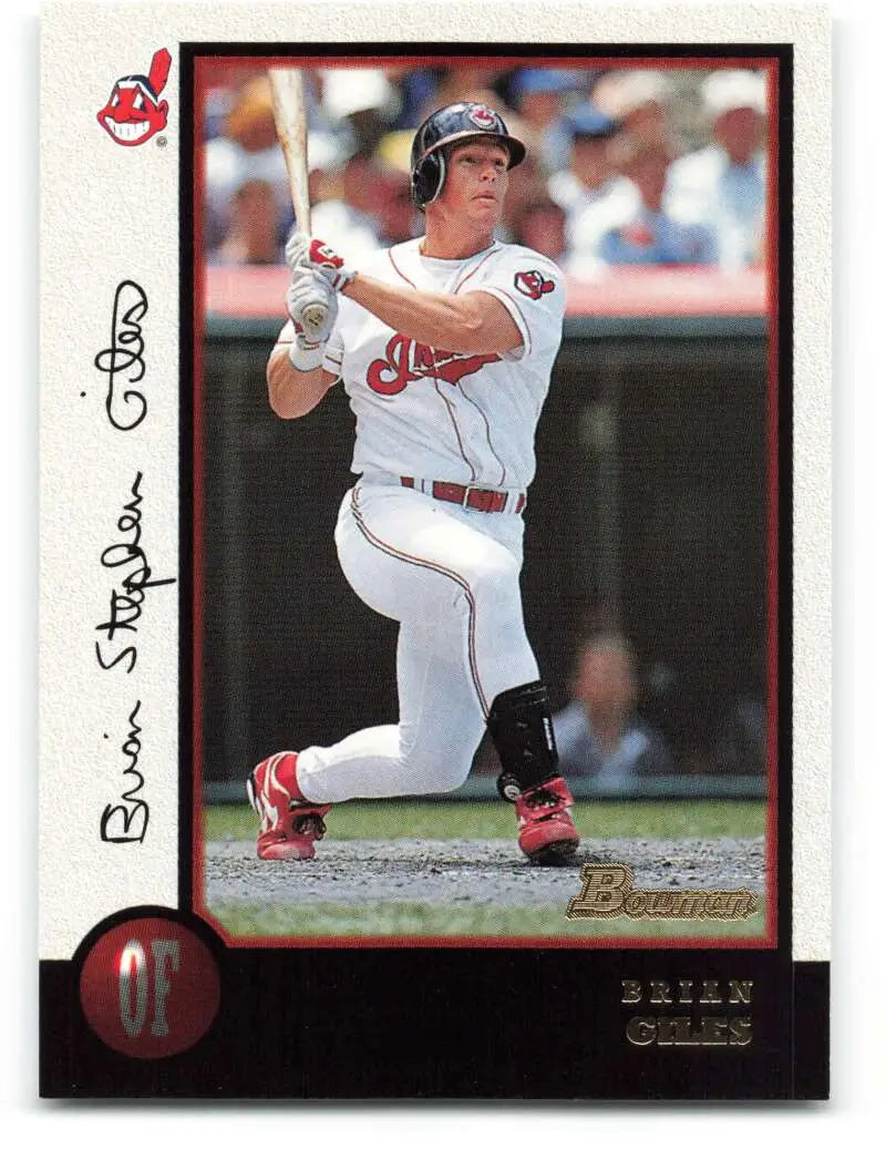 1998 Bowman #273 Brian Giles EX Excellent Cleveland Indians Baseball Card - Baseball Card Single