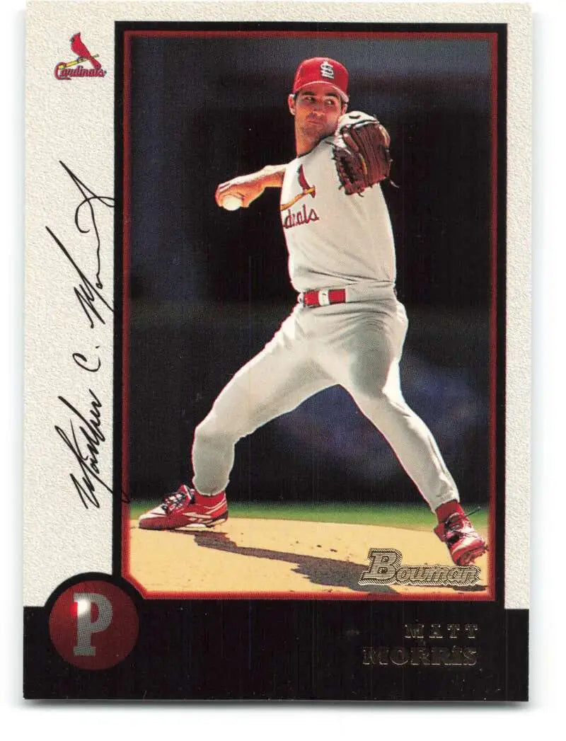 1998 Bowman #28 Matt Morris EX Excellent St. Louis Cardinals Baseball Card - Baseball Card Single