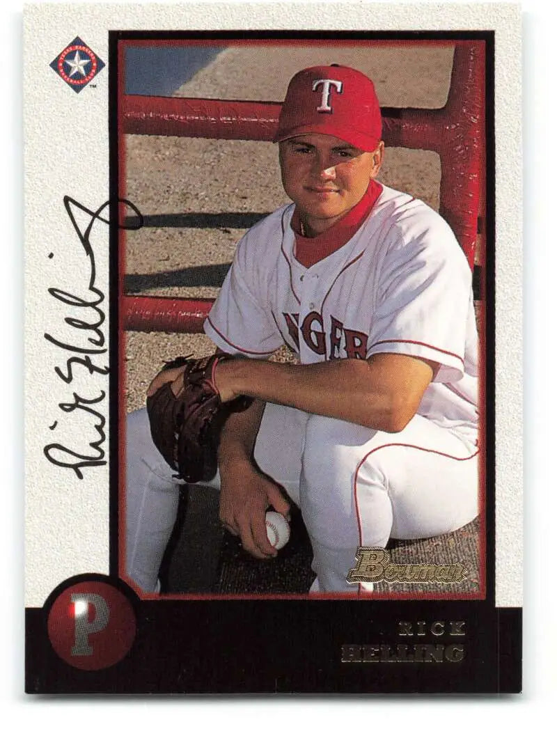 1998 Bowman #285 Rick Helling EX Excellent Texas Rangers Baseball Card - Baseball Card Single