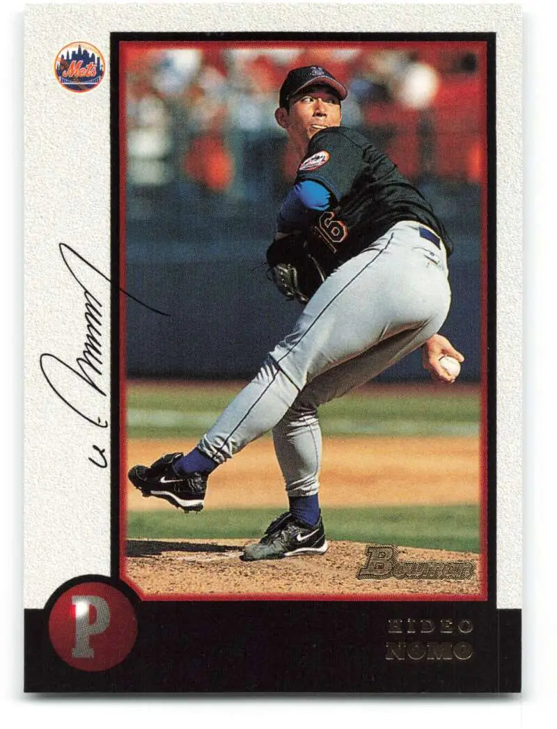 1998 Bowman #289 Hideo Nomo EX Excellent New York Mets Baseball Card - Baseball Card Single