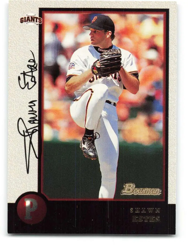 1998 Bowman #29 Shawn Estes EX Excellent San Francisco Giants Baseball Card - Baseball Card Single