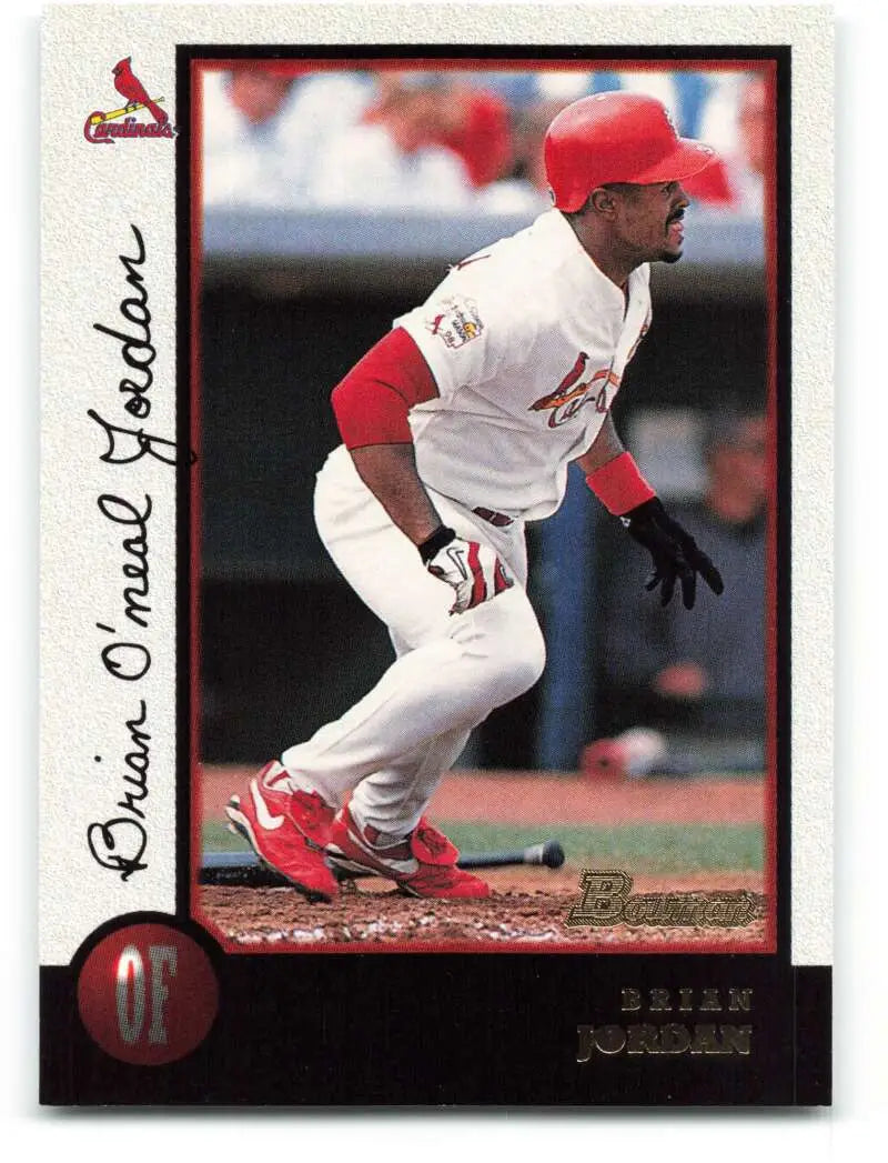 1998 Bowman #290 Brian Jordan EX Excellent St. Louis Cardinals Baseball Card - Baseball Card Single