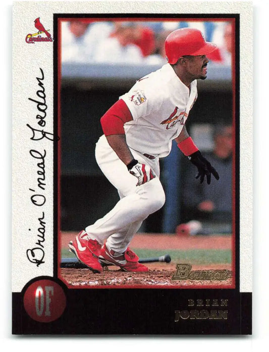 1998 Bowman #290 Brian Jordan EX Excellent St. Louis Cardinals Baseball Card - Baseball Card Single