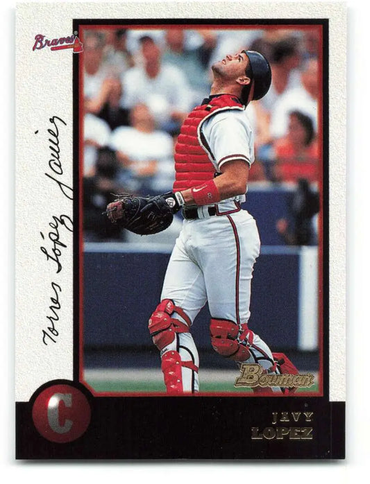 1998 Bowman #291 Javy Lopez EX Excellent Atlanta Braves Baseball Card