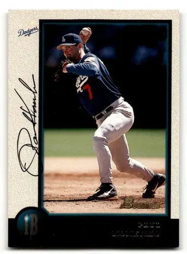 Original gloss baseball card featuring pitcher Paul Konerko Los Angeles Dodgers